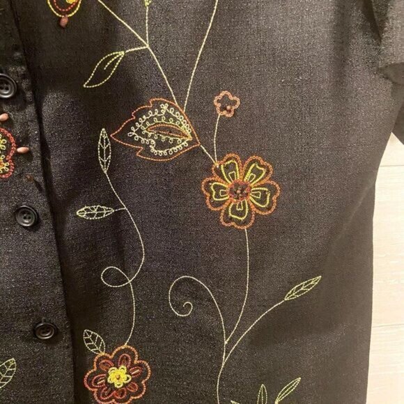 Alfred Dunner Plus Size Black 2 Pcs Top and Pants Size‎ 16 - Picture 6 of 8